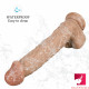 10.04in soft stretchy smooth dildo sex toy for female masturbation