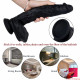 10.6in soft double layer silicone big long dildo realistic penis toy