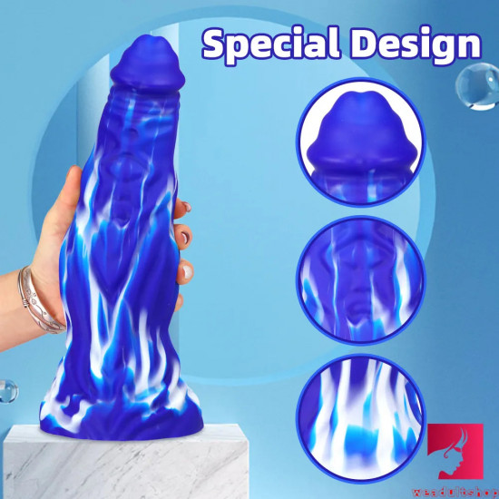 10.8in mixed colors large thick dildo bdsm lifelike adult toy