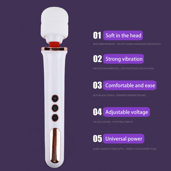 10 frequency in-line powerful vibrating charging large female masturbation av wand 10 frequency in-line powerful vibrating charging large female masturbation av wand