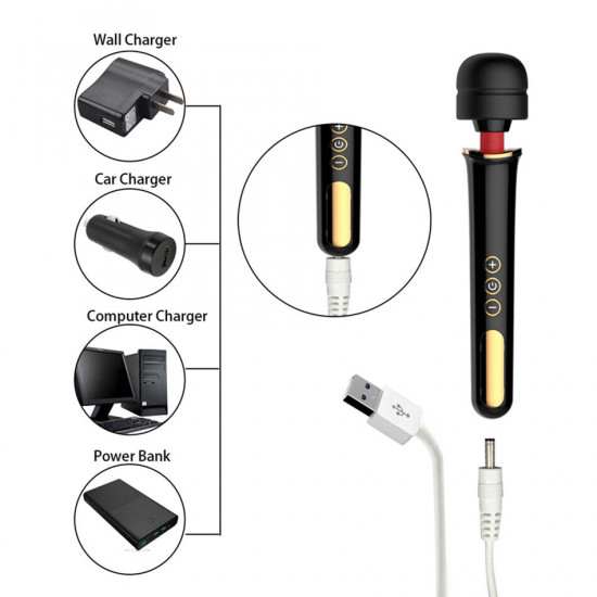 10 frequency in-line powerful vibrating charging large female masturbation av wand 10 frequency in-line powerful vibrating charging large female masturbation av wand