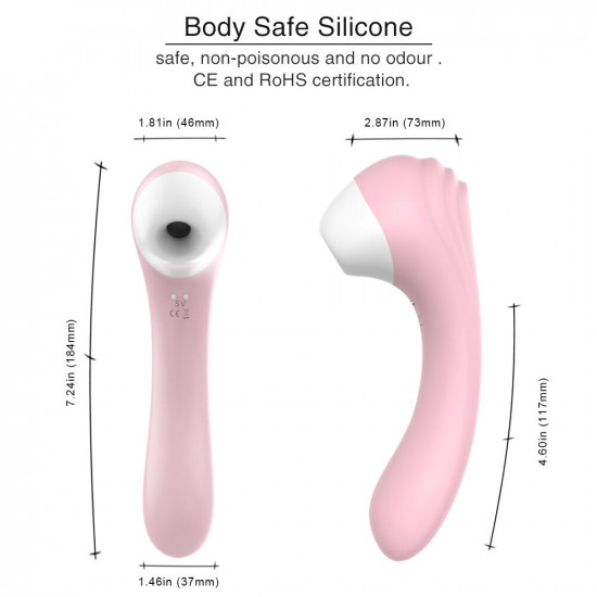 10 frequency usb magnetic charging vagina suction vibrator