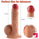 10in perfect size big dildo for women with big eggs thick toy