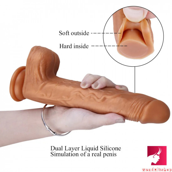 10in soft realistic female vaginal dildo huge artificial penis dildo