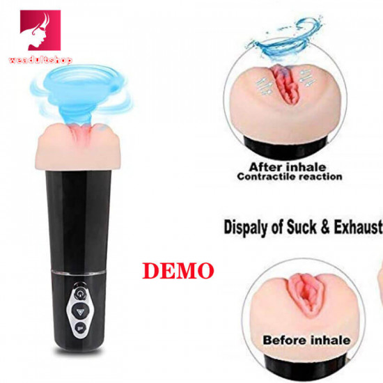 10 mode silicone smart vibrating pocket pussy