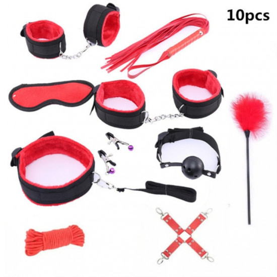 10 pcs/set bdsm sex bondage set