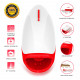 10 powerful vibrations deep throat masturbator smart heating waterproof oral cup