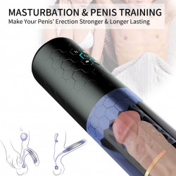 spinning male masturbator 10 thrusting stroker sex toy