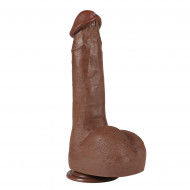 11 inch dildo shaft brown large with balls