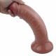 11.02in waterproof realistic skin texture brown dildo cock toy