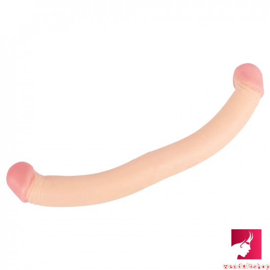 13.38in real looking double sided dildo for anus vagina fucking