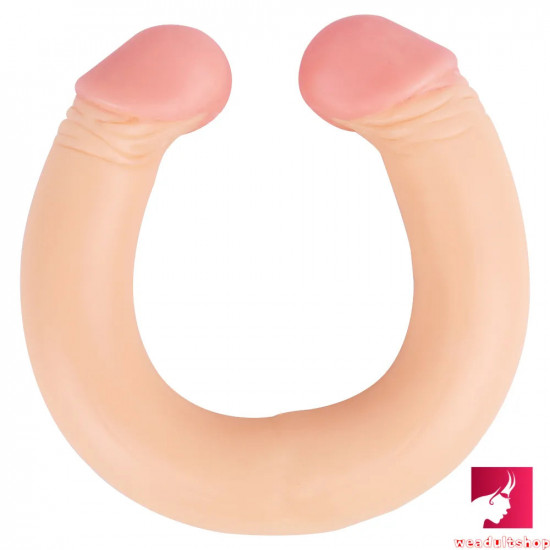 13.38in real looking double sided dildo for anus vagina fucking