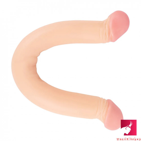 13.38in real looking double sided dildo for anus vagina fucking