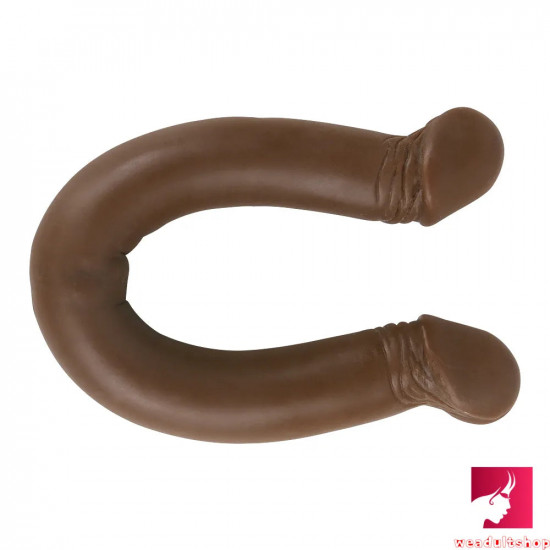 13.38in real looking double sided dildo for anus vagina fucking