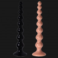 14 inch long anal beads butt plug -silicone dildo sex toy for men women