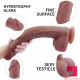 14.57in super long big thick silicone dildo european american toy