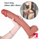 14.57in thick long anal dildo for bdsm game playing sex toy