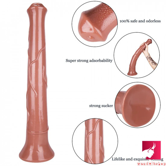 17.32in realistic long large thick horse dildo for couple sex