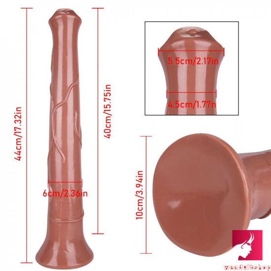 17.32in realistic long large thick horse dildo for couple sex