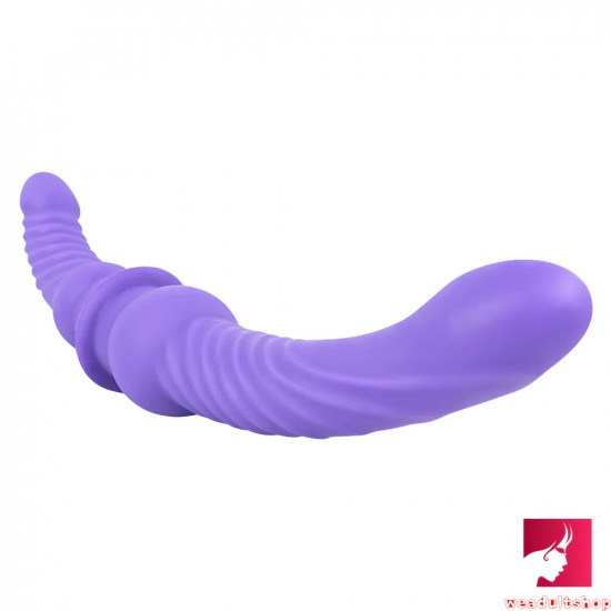 17in double ended silicone dildo for lesbian gay masturbation