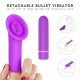 2 in 1 detachable bullet vibrator