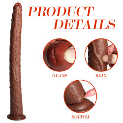 20inch long anal dildo with suction cup