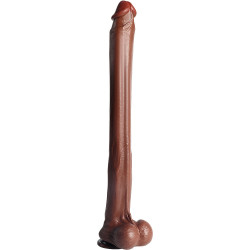 22 inch extra long dildo brown