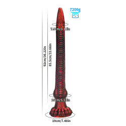 3 foot dildo blue alien tentacle dildo
