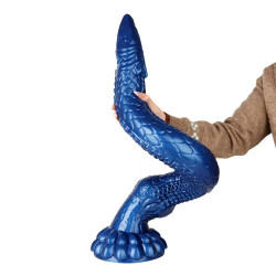 3 foot dildo blue alien tentacle dildo