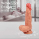 360° whirling vibration thin suction cup dildo