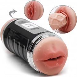 3d realistic double head automatic masturbator