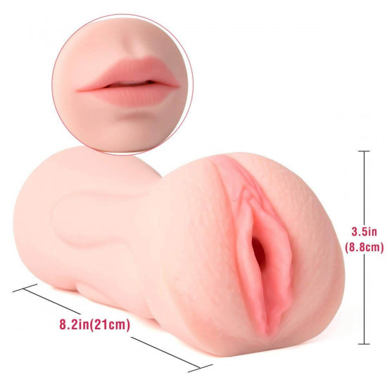 3d realistic oral blow job deep throat  vagina pocket pussy stroker