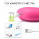 3in1 massaging av wand rabbit vibrator with 6 beads female toy