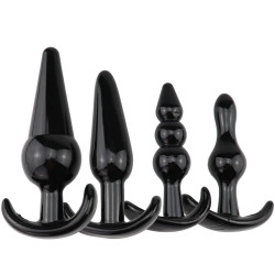 4pcs silicone anal beads g spot butt plug masturbation sex toys