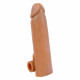 5.9in hollow silicone dildo vibrating penis extender sex toy