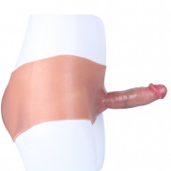 6 inch realistic penis sleeve hollow dildo