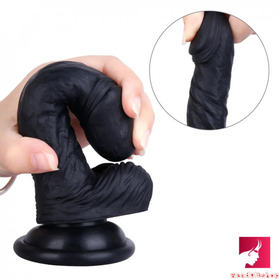 6.3in curved flexible young looking dildo adult toy for females