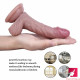 6.3in curved flexible young looking dildo adult toy for females