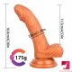 6.3in curved flexible young looking dildo adult toy for females