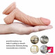 6.3in curved flexible young looking dildo adult toy for females