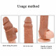 6.3in penis stretcher lengthen thicken soft sleeve sex toy