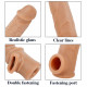 6.3in thicken cock extender sheath extension sex toy sleeve