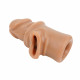 6.3in thicken cock extender sheath extension sex toy sleeve