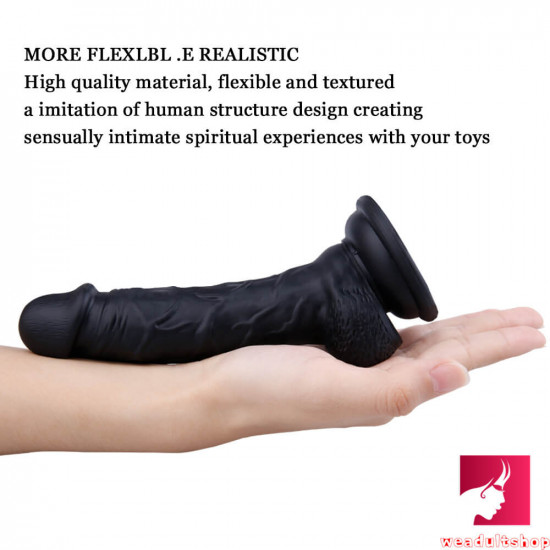 6.69in dual layer realistic dildo for vaginal orgasm stimulation