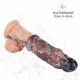 6.7in vibrating penis extender male sex toy for men