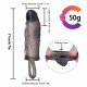 6.7in vibrating penis extender male sex toy for men