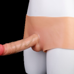 7.6 inch wearable realistic dildo panties