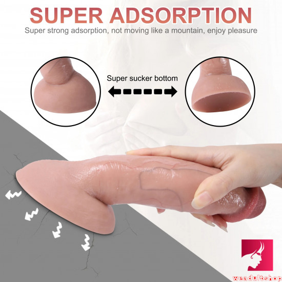 7.08in 7.87in 8.46in super realistic silicone dildo with real blue veins