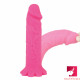7.08in pink flower sucker base dildo sex toy for adults