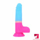 7.09in rainbow realistic dildo sex toy for women masturbator